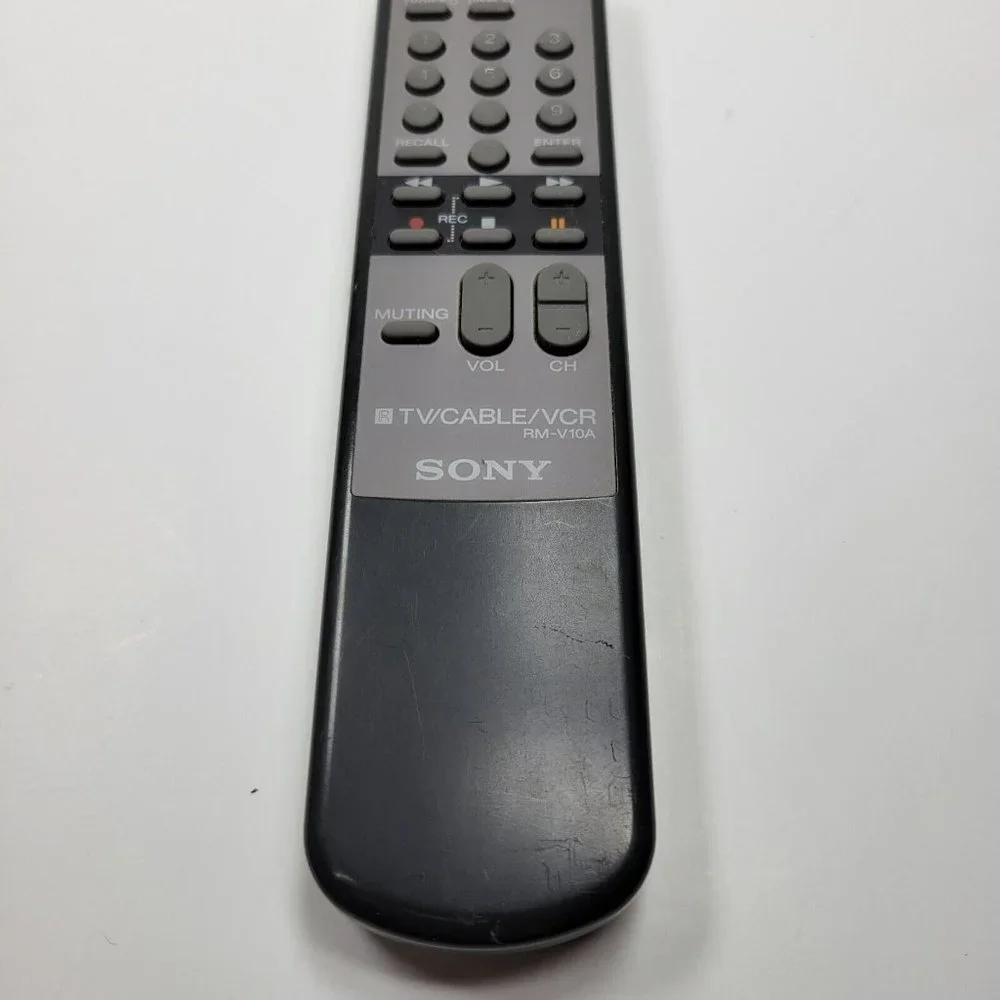 Genuine SONY RM-V10A TV/Cable/VCR Remote Control Tested Original OEM